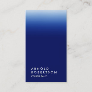 Verticaal blauw, uniek professioneel visitekaartje