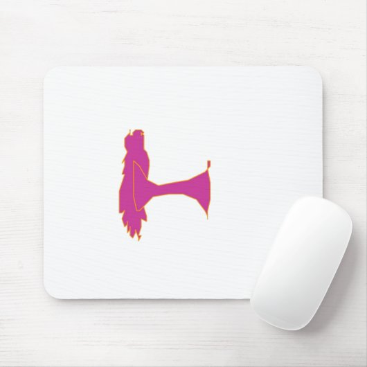 verticaal boomblok muismat (Met muis)