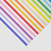 Verticaal brederspectrum regenboog en witte streep tissuepapier (Detail)