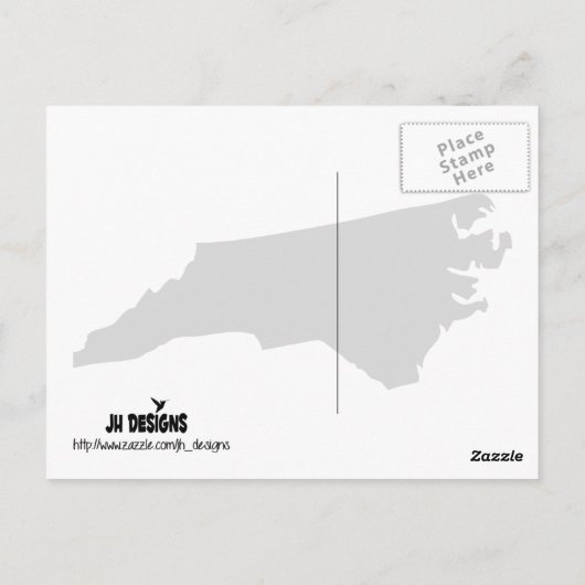 Verticaal Briefkaart eiken-eilandvuurtoren (Achterkant)