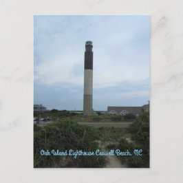 Verticaal Briefkaart eiken-eilandvuurtoren