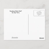 Verticaal Briefkaart "Howling White Wolf" (Achterkant)