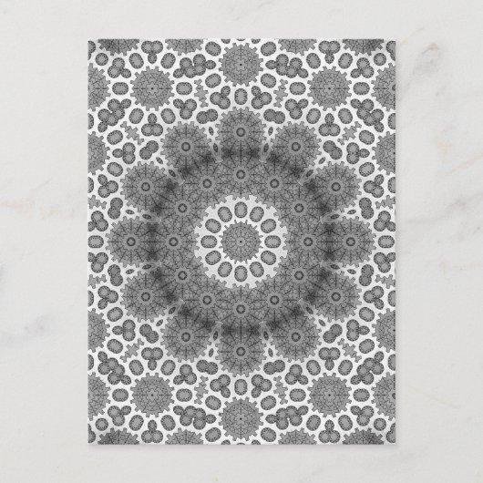 verticaal briefkaart mandala magische (Voorkant)