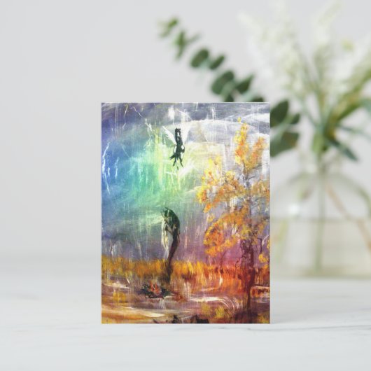 Verticaal Briefkaart "Raindancer" (Staand voorkant)