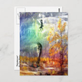 Verticaal Briefkaart "Raindancer" (Voorkant / Achterkant)