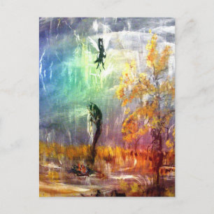 Verticaal Briefkaart "Raindancer"