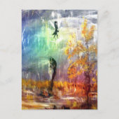 Verticaal Briefkaart "Raindancer" (Voorkant)