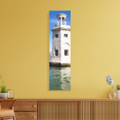 Verticaal canvas vuurtoren San Giorgio Maggiore Afdruk (Insitu (Woonkamer))