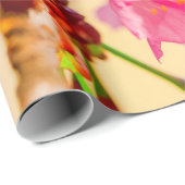 Verticaal cluster van Sakura-bloemen Cadeaupapier (Rol Hoek)