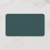 Verticaal donkergrijs monogramme Visitekaartje (Achterkant)