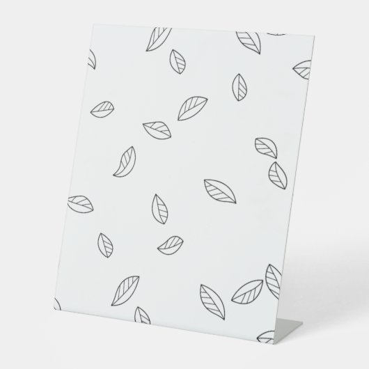 Verticaal, donkergrijs voetteken reclamebord met voetstuk (Voorkant)