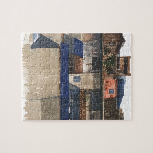 Verticaal dorp bij Phnom Penh Legpuzzel (Horizontaal)