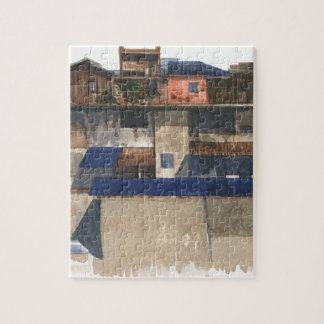 Verticaal dorp bij Phnom Penh Legpuzzel