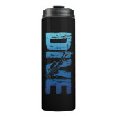 Verticaal duiken op scuba thermosbeker (Voorkant)