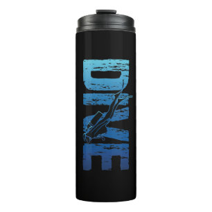 Verticaal duiken op scuba thermosbeker