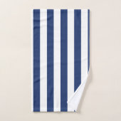 Verticaal-dun marineschepen bad handdoek (Handdoek)