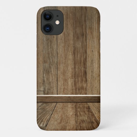 Verticaal en horizontaal houten patroon Case-Mate iPhone case (Achterkant)