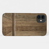 Verticaal en horizontaal houten patroon Case-Mate iPhone case (Achterkant (horizontaal))
