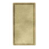 Verticaal etiket voor gewone apotheker (Voorkant)