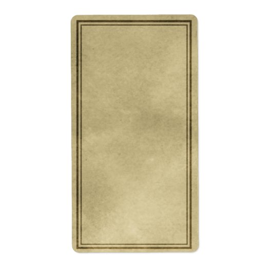 Verticaal etiket voor gewone apotheker (Voorkant)