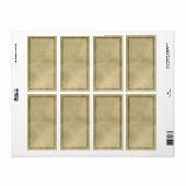 Verticaal etiket voor gewone apotheker (Full Sheet)