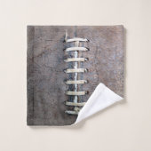 Verticaal football-aansluitingen bad handdoek (Wasdoekje)