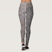 Verticaal football-aansluitingen leggings (Achterkant)