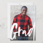 Verticaal foto-afstuderen van Trendy afstudeerder (Voorkant)