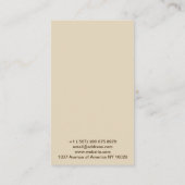 Verticaal fotosjabloon visitekaartje (Achterkant)