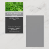 Verticaal gebogen - Bosbouwondergroei Visitekaartje (Voorkant / Achterkant)
