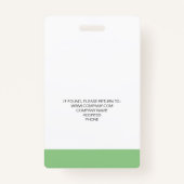 Verticaal Geregistreerd Verpleegkundige RN Naam Lo Badge (Achterkant)