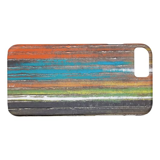 verticaal geschilderd abstract Case-Mate iPhone case (Achterkant (Horizontaal))