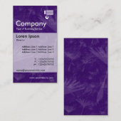 Verticaal geschuurd - Paarse aarde Visitekaartje (Voorkant / Achterkant)