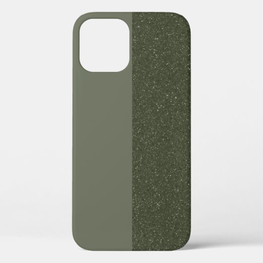Verticaal gesplitst Moss-Noise iPhone 12 Pro-Hoesj Case-Mate iPhone Case (Achterkant)