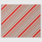 Verticaal gestreepte textuurpatroon in sinaasappel cadeaupapier (Vlak)