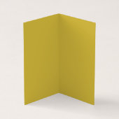 Verticaal gouden kleurenhandschrift visitekaartje (Binnen)