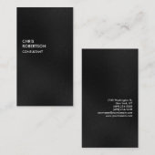 Verticaal grijs aantrekkelijk Visitekaartje (Voorkant / Achterkant)