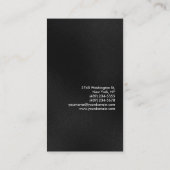 Verticaal grijs aantrekkelijk Visitekaartje (Achterkant)