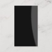 Verticaal grijs Patroon Chic Trendy Visitekaartje (Achterkant)