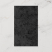 Verticaal grijs patroon professioneel modern monog visitekaartje (Achterkant)