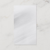 Verticaal grijs Professional Trendy Visitekaartje (Achterkant)