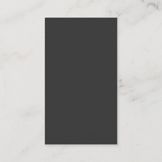 Verticaal grijs rood streepmonogram Visitekaartje (Achterkant)