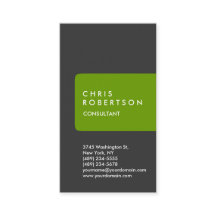 Verticaal grijs wit strepe Visitekaartje