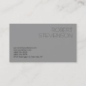 Verticaal grijs Zee Groen Fotografie Visitekaartje (Achterkant)