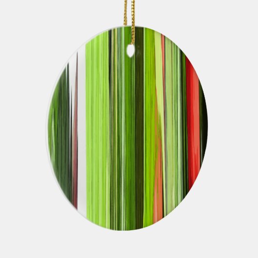 Verticaal groen Abstract 422 Keramisch Ornament (Rechts)