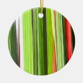 Verticaal groen Abstract 422 Keramisch Ornament (Voorkant)