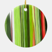 Verticaal groen Abstract 422 Keramisch Ornament (Achterkant)