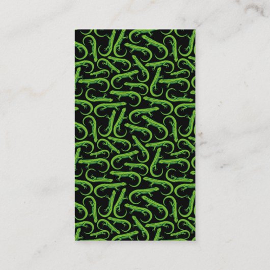 Verticaal groen visitekaartje (Achterkant)