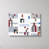 Verticaal horizontaal | Sophie Taeuber-Arp | Canvas Afdruk (Voorkant)