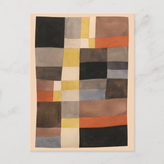 Verticaal-horizontale ritmes | Sophie Taeuber-Arp Briefkaart (Voorkant)